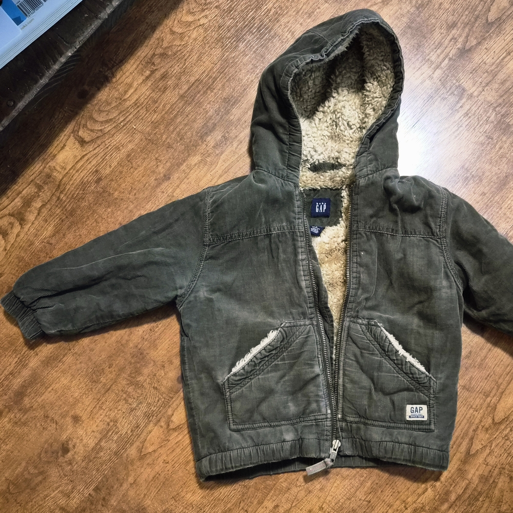 Baby GAP Toddler Hooded Corduroy Jacket